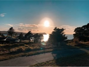 Sunrise over Shakespeare Park